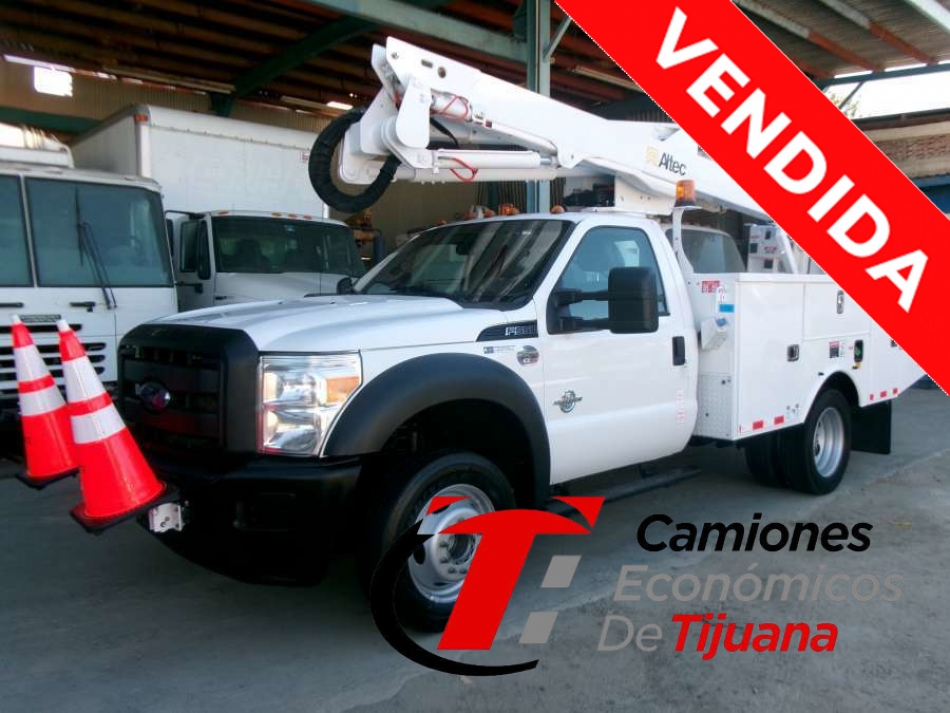 2016 FORD F550 GRUA CANASTILLA DE 14 M. CON GANCHO DE CARGA 