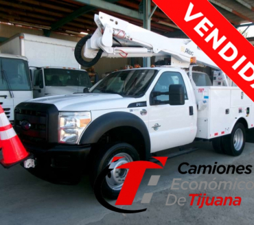 2016 FORD F550 GRUA CANASTILLA DE 14 M. CON GANCHO DE CARGA 