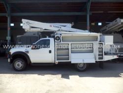 2010 FORD F550 GRUA CANASTILLA DE 43 13.11 M g
