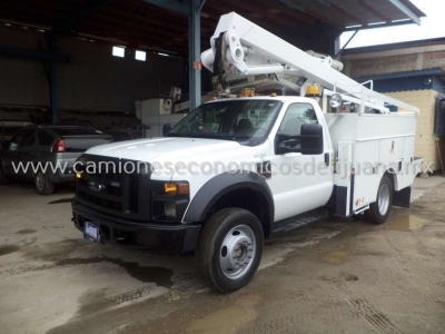 2008 FORD F550 GRUA CANASTILLA DE 42&#039;