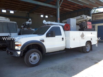 2008 FORD F550 CAMION DE SERVICIO CON PLUMA DE CARGA